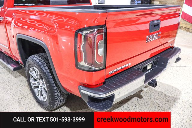 2018 GMC Sierra 1500 SLT Z71 4x4 Crew Cab Red Nav Roof Financing Chrome