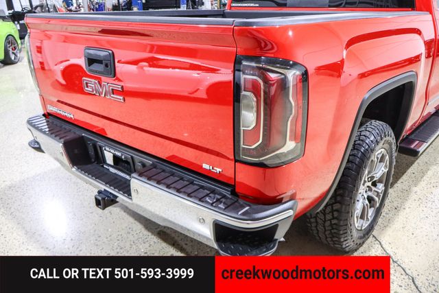 2018 GMC Sierra 1500 SLT Z71 4x4 Crew Cab Red Nav Roof Financing Chrome