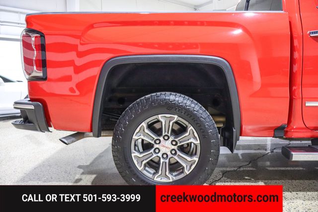 2018 GMC Sierra 1500 SLT Z71 4x4 Crew Cab Red Nav Roof Financing Chrome