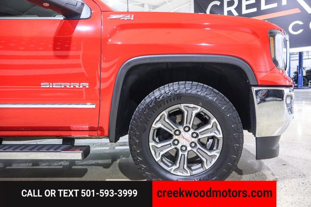 2018 GMC Sierra 1500 SLT Z71 4x4 Crew Cab Red Nav Roof Financing Chrome