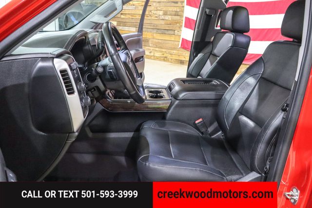 2018 GMC Sierra 1500 SLT Z71 4x4 Crew Cab Red Nav Roof Financing Chrome