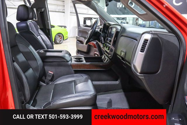 2018 GMC Sierra 1500 SLT Z71 4x4 Crew Cab Red Nav Roof Financing Chrome