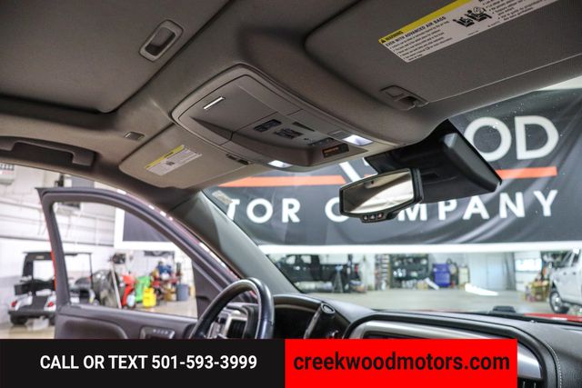 2018 GMC Sierra 1500 SLT Z71 4x4 Crew Cab Red Nav Roof Financing Chrome