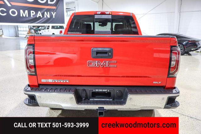 2018 GMC Sierra 1500 SLT Z71 4x4 Crew Cab Red Nav Roof Financing Chrome