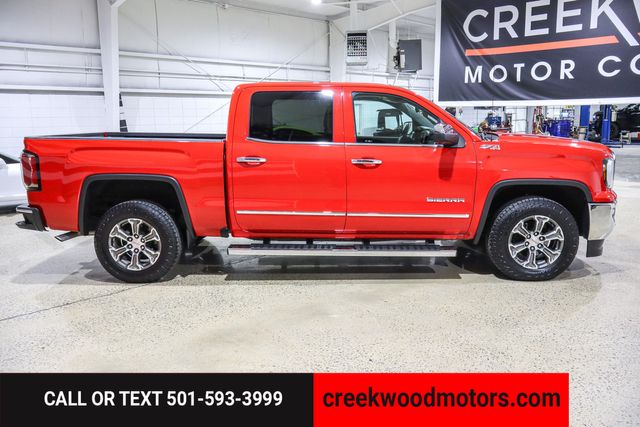 2018 GMC Sierra 1500 SLT Z71 4x4 Crew Cab Red Nav Roof Financing Chrome