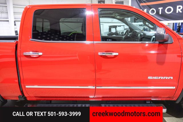 2018 GMC Sierra 1500 SLT Z71 4x4 Crew Cab Red Nav Roof Financing Chrome