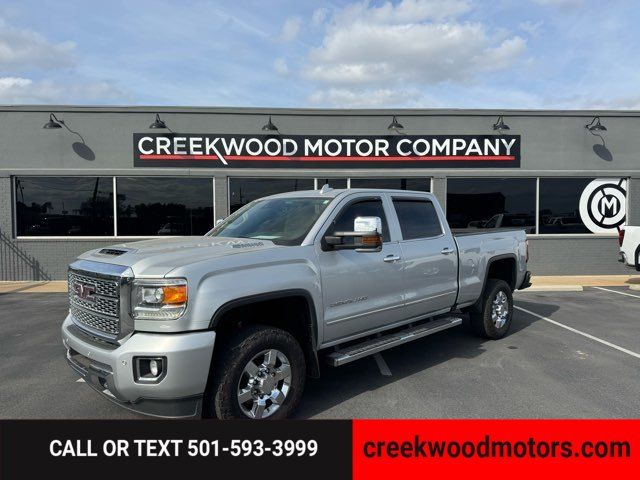 2018 GMC Sierra 3500HD Denali 3500 4x4 Duramax Diesel Allison SRW Silver