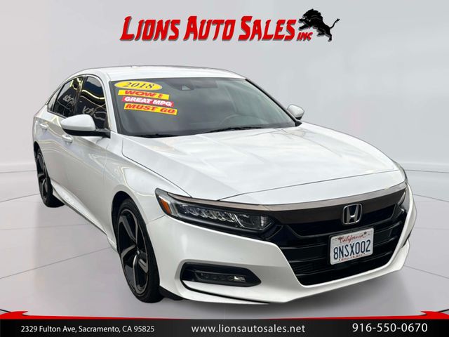 2018 Honda Accord Sport | Sacramento, CA | Lions Auto Sales 