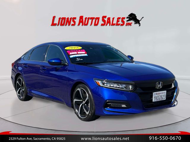 2018 Honda Accord Sport | Sacramento, CA | Lions Auto Sales 