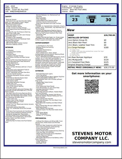 2018 Hyundai TUCSON SEL Plus | Dallas, TX | Stevens Motor Company LLC