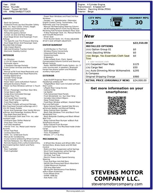 2018 Hyundai TUCSON SE Perfect Carfax | Dallas, TX | Stevens Motor Company LLC 2018 Hyundai TUCSON SE Perfect Carfax | Dallas, TX | Stevens Motor Company LLC