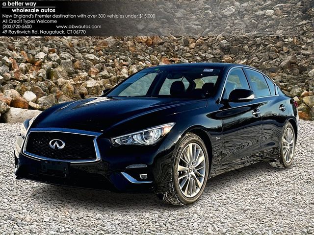 2018 Infiniti Q50 3.0T Luxe | Naugatuck, Connecticut | A Better Way Wholesale Autos-CT
