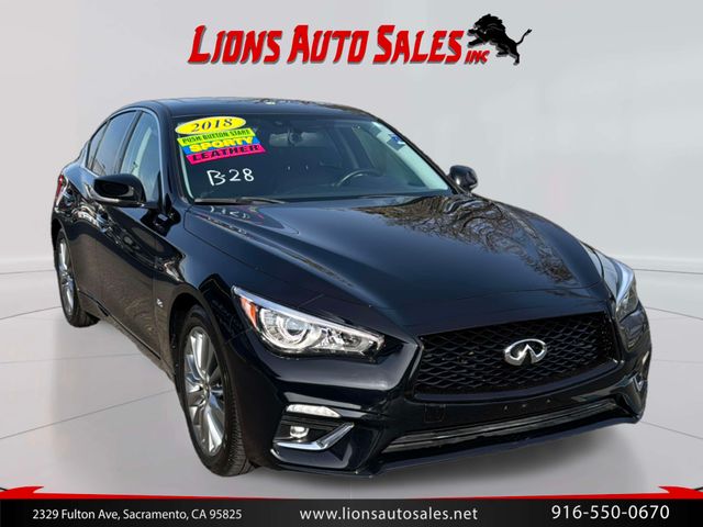 2018 Infiniti Q50 3.0T Luxe | Sacramento, CA | Lions Auto Sales 