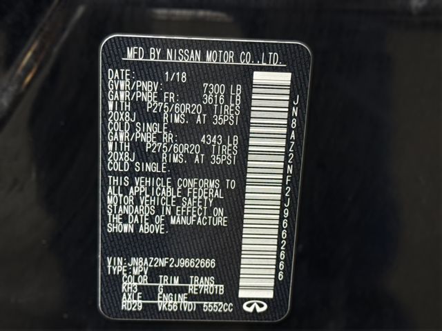 2018 Infiniti QX80 BASE | Houston, TX | Texas Star Motors