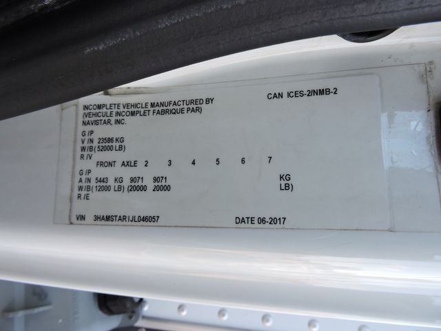 2018 International 4400 CDL Reefer Box Truck 