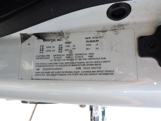 2018 International LT625 Daycab