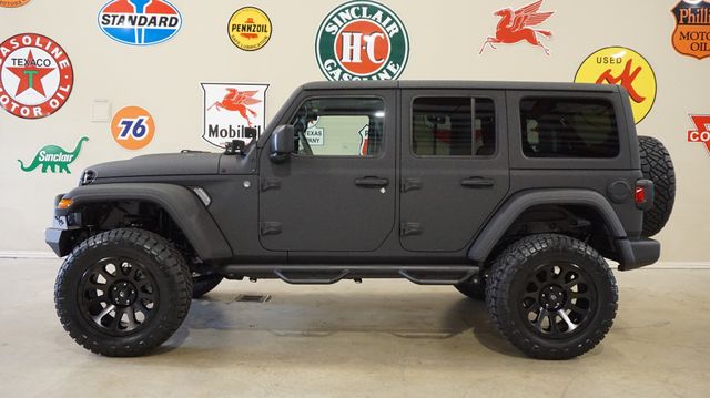 2018 Jeep Wrangler JL Unlimited Sport 4X4 CUSTOM,LIFTED,HTD LTH,LED'S,FUEL WHLS | Carrollton, TX | Texas Vehicle Exchange