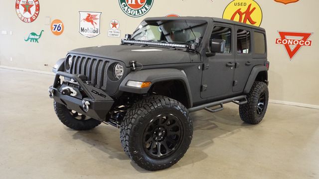 2018 Jeep Wrangler JL Unlimited Sport 4X4 CUSTOM,LIFTED,HTD LTH,LED'S,FUEL WHLS | Carrollton, TX | Texas Vehicle Exchange 2018 Jeep Wrangler JL Unlimited Sport 4X4 CUSTOM,LIFTED,HTD LTH,LED'S,FUEL WHLS | Carrollton, TX | Texas Vehicle Exchange