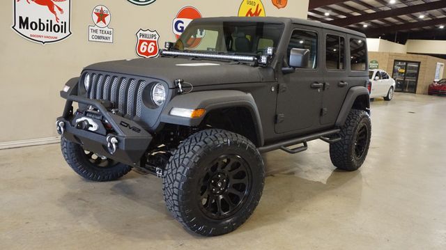 2018 Jeep Wrangler JL Unlimited Sport 4X4 CUSTOM,LIFTED,HTD LTH,LED'S,FUEL WHLS | Carrollton, TX | Texas Vehicle Exchange 2018 Jeep Wrangler JL Unlimited Sport 4X4 CUSTOM,LIFTED,HTD LTH,LED'S,FUEL WHLS | Carrollton, TX | Texas Vehicle Exchange