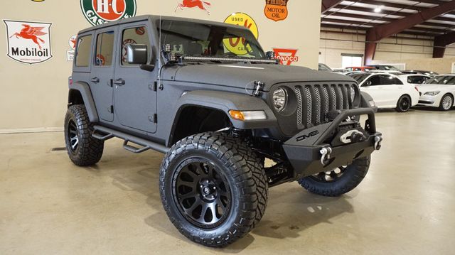 2018 Jeep Wrangler JL Unlimited Sport 4X4 CUSTOM,LIFTED,HTD LTH,LED'S,FUEL WHLS | Carrollton, TX | Texas Vehicle Exchange