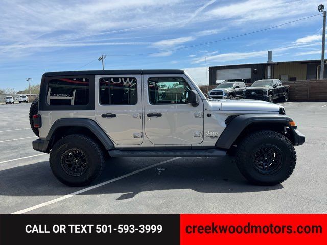 2018 Jeep Wrangler Unlimited Sport 4x4 Hard Top Silver Financing