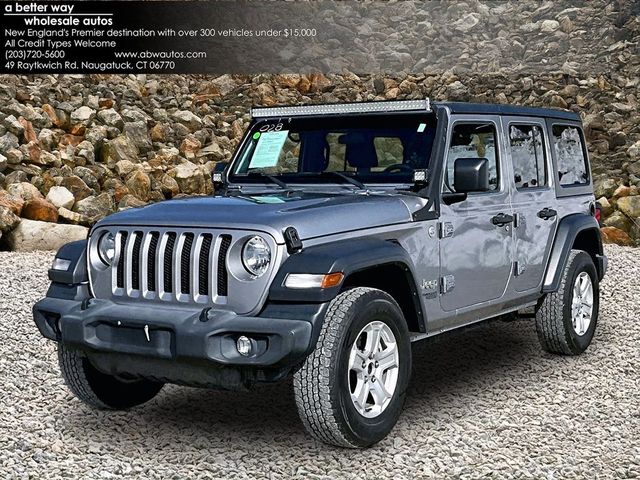 2018 Jeep Wrangler Unlimited Sport S | Naugatuck, Connecticut | A Better Way Wholesale Autos-CT