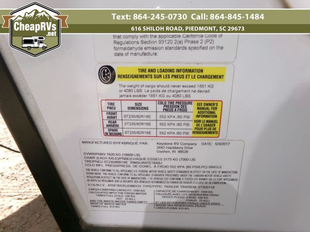 2018 Keystone voltage triton 3551 | Piedmont, SC | Cheap RV's LLC 2018 Keystone voltage triton 3551 | Piedmont, SC | Cheap RV's LLC