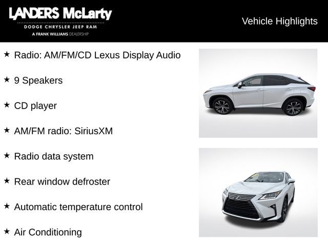 2018 Lexus RX 350 350