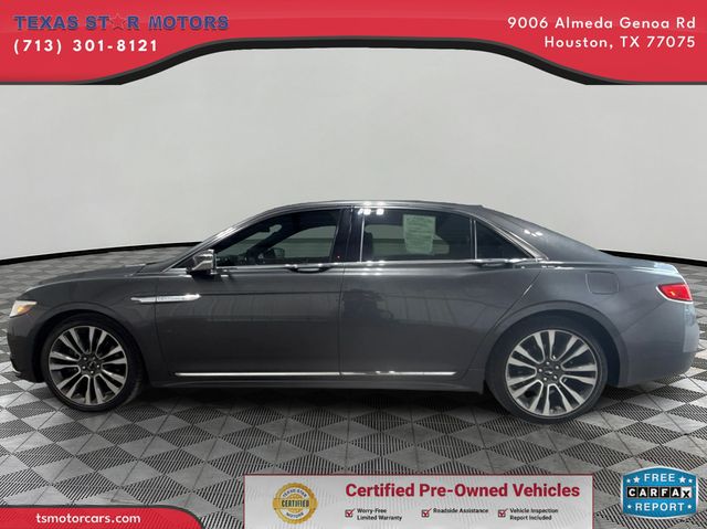 2018 Lincoln CONTINENTAL RESERVE 2018 Lincoln CONTINENTAL RESERVE