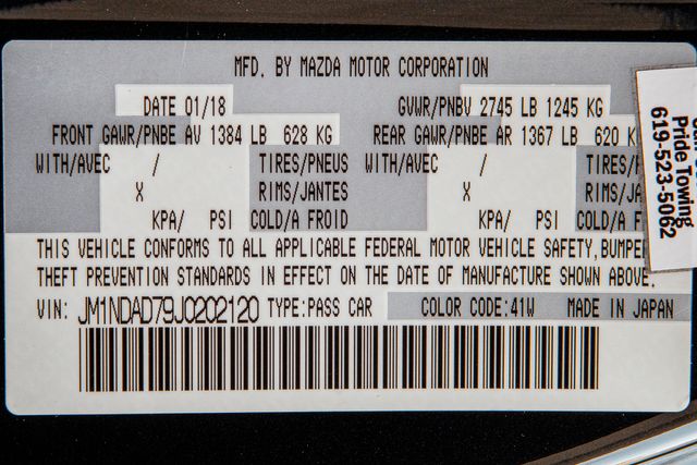 2018 Mazda MX-5 Miata Grand Touring | Van Nuys, CA | Stellar Auto INC. 2018 Mazda MX-5 Miata Grand Touring | Van Nuys, CA | Stellar Auto INC.