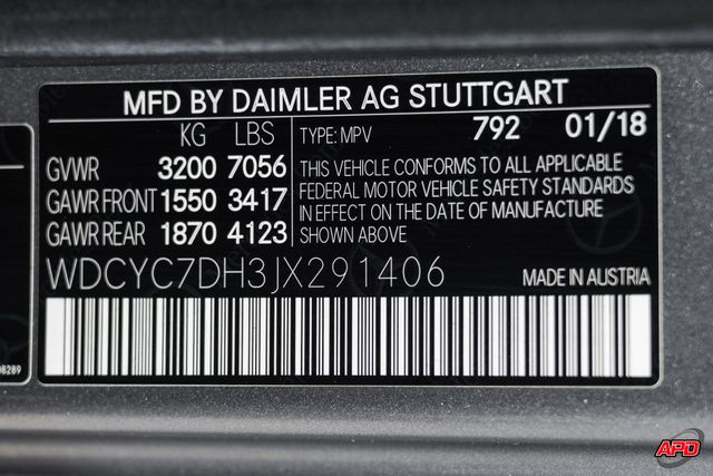 2018 Mercedes-Benz G-Class AMG G 63 2018 Mercedes-Benz G-Class AMG G 63