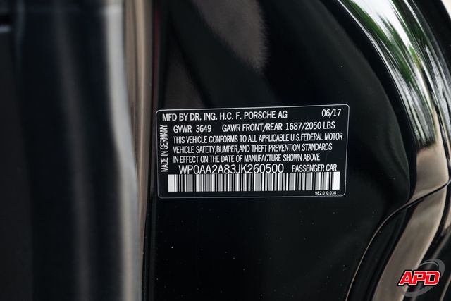 2018 Porsche 718 Cayman 2018 Porsche 718 Cayman