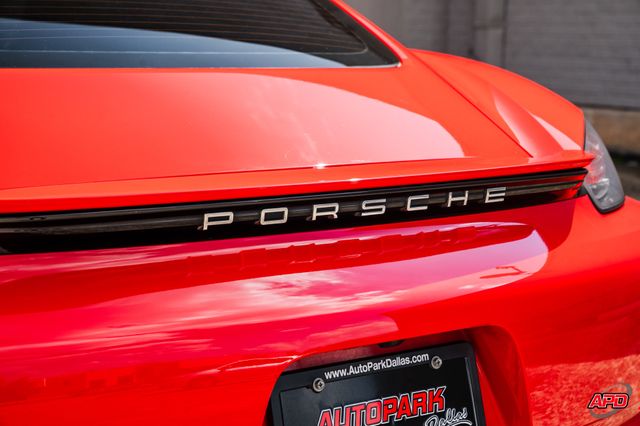 2018 Porsche 718 Cayman 