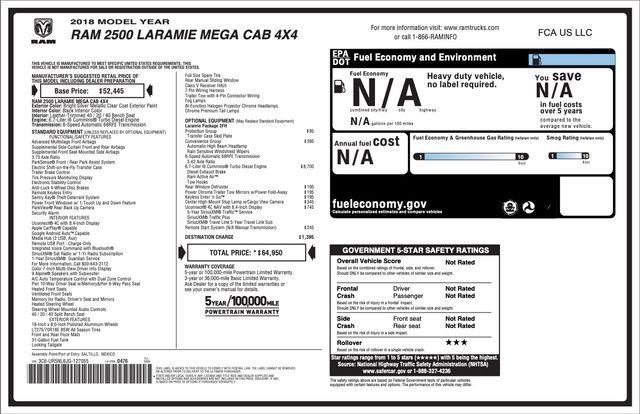 2018 Ram 2500 Laramie | New York, NY | Spincar Demo Account