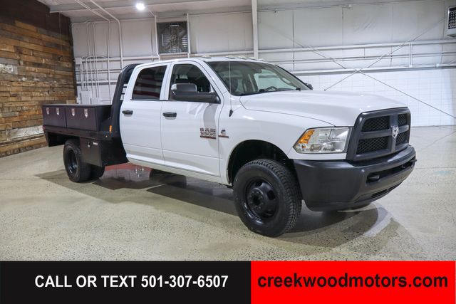 2018 Ram 3500 Chassis Cab FLATBED Dually 4x4 SLT 6.7L Cummins Diesel AISIN