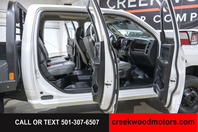 2018 Ram 3500 Chassis Cab FLATBED Dually 4x4 SLT 6.7L Cummins Diesel AISIN