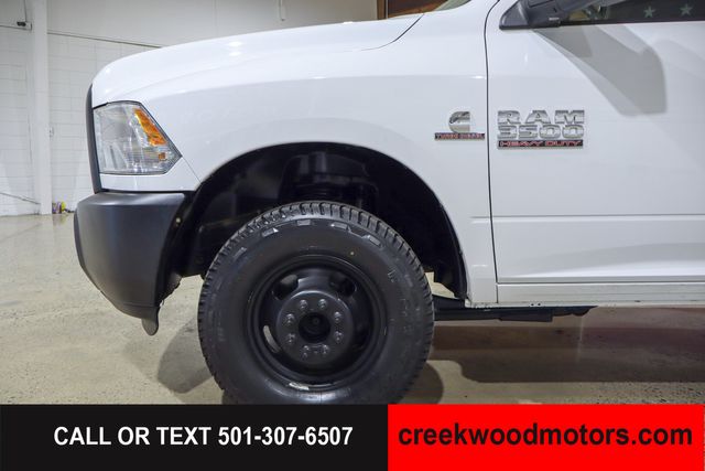 2018 Ram 3500 Chassis Cab FLATBED Dually 4x4 SLT 6.7L Cummins Diesel AISIN
