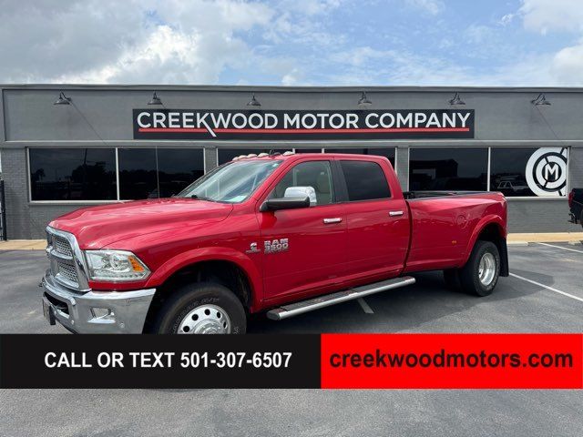2018 Ram 3500 Laramie 4x4 Crew Cab Cummins Diesel 1 Owner Dually