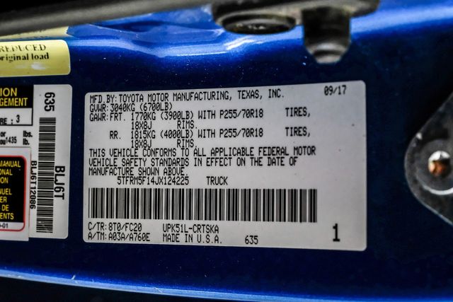 2018 Toyota Tundra SR5 2018 Toyota Tundra SR5