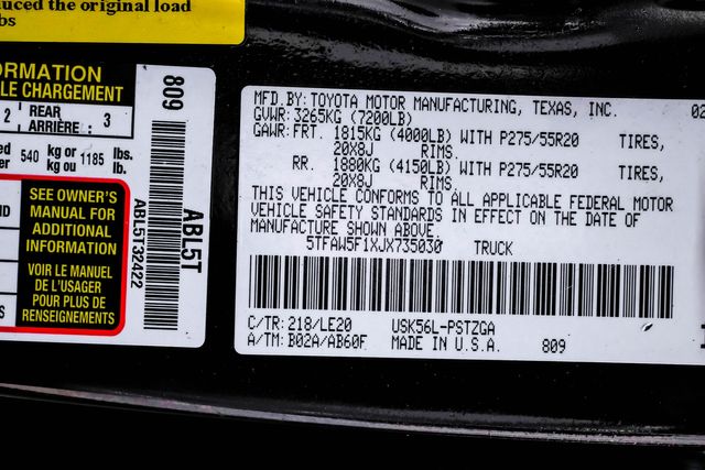 2018 Toyota Tundra Platinum CrewMax 5.7L FFV 4WD | Dallas, TX | East Dallas Diesel