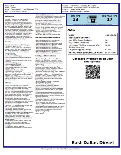 2018 Toyota Tundra 1794 Edition | Dallas, TX | East Dallas Diesel 2018 Toyota Tundra 1794 Edition | Dallas, TX | East Dallas Diesel