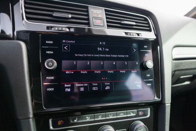 2018 Volkswagen Golf R 4Motion w/ AWD, 29 MPG, Adaptive Cruise, Bluetooth