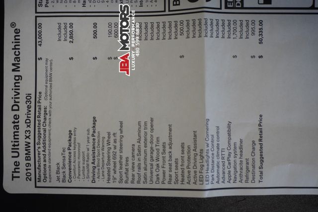 2019 BMW X3 xDrive30i AWD SUV Driver Assist Convenience Pano | MESA, AZ | JBA MOTORS 2019 BMW X3 xDrive30i AWD SUV Driver Assist Convenience Pano | MESA, AZ | JBA MOTORS