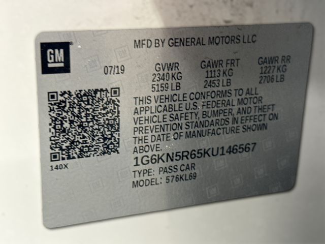 2019 Cadillac CT6 SPORT 2019 Cadillac CT6 SPORT