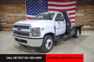 2019 Chevrolet Silverado 5500HD Chassis FLATBED Dually Work Truck 2WD Duramax Diesel White in Searcy, AR 72143