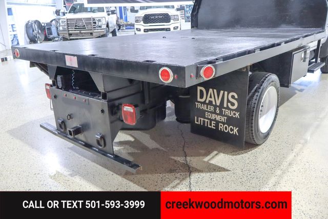 2019 Chevrolet Silverado 5500HD Chassis FLATBED Dually Work Truck 2WD Duramax Diesel White