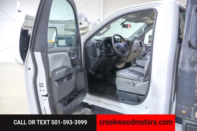 2019 Chevrolet Silverado 5500HD Chassis FLATBED Dually Work Truck 2WD Duramax Diesel White