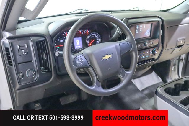 2019 Chevrolet Silverado 5500HD Chassis FLATBED Dually Work Truck 2WD Duramax Diesel White