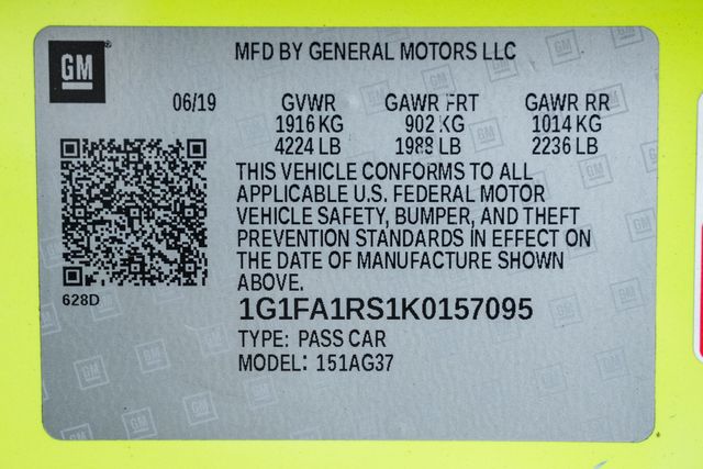 2019 Chevrolet Camaro LT 1LE Track Performance Package Rare "Shock" | Addison, TX | Apex Auto Sports 2019 Chevrolet Camaro LT 1LE Track Performance Package Rare "Shock" | Addison, TX | Apex Auto Sports