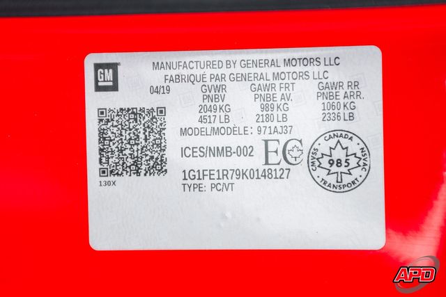 2019 Chevrolet Camaro SS 1LE 2019 Chevrolet Camaro SS 1LE